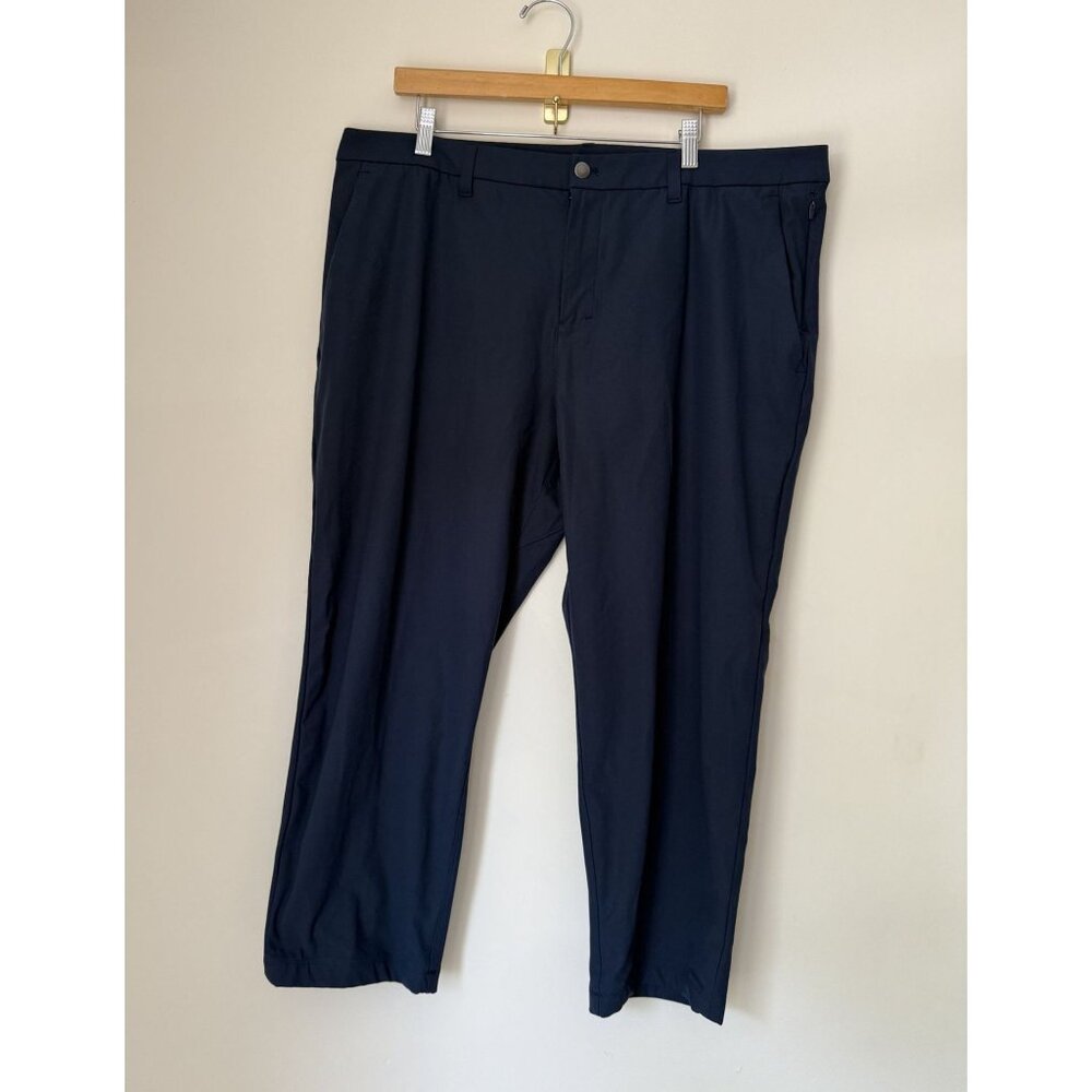 Lululemon Men's Blue ABC Classic Fit‎ Trouser Men Sz 40 Short Warpstreme Pants